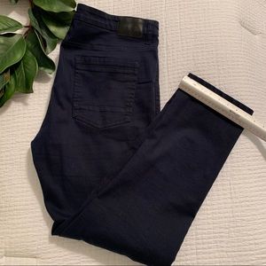 Hudson & Barrow navy men’s slim pants. W38 x L32
